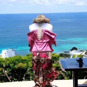 2 for 1 skirt by a.n.a & blouse by fashion nova Sm